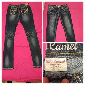 Red Camel Women's Dark Blue Skinny Jeans